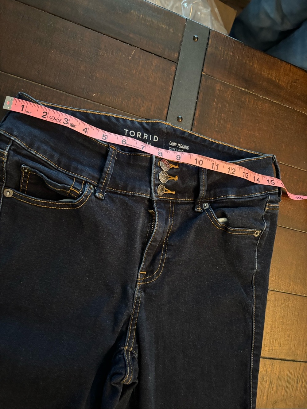 Torrid Dark Navy Stretch Jeans - Picture 6 of 10